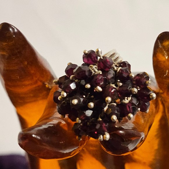 Amethyst Bead cocktail ring - Picture 2 of 7